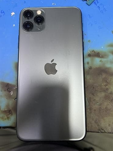 IPhone 11 Pro Max, Б/у, 256 ГБ, Space Gray, Зарядное устройство, Чехол, 100 %