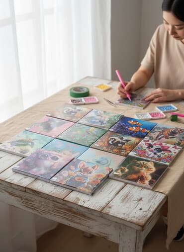 Алмазная мозаика детское творчество в ассортименте✨ Комплектация