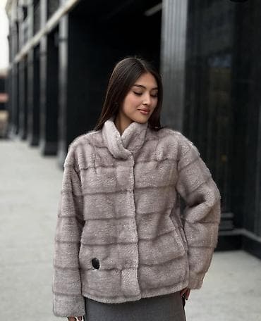 Шуба, Норка, Короткая модель, Стандарт