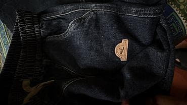 джинсы бананы мужские бишкек: Джинсовые брюки свободного кроя - Материал: плотный деним — 1