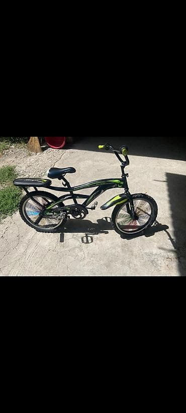 single speed: Универсальный велосипед черного цвета с яркими салатовыми акцентами — 3