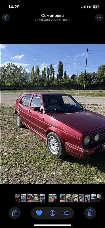 Volkswagen Golf: 1988 г., 1.8 л, Механика, Бензин, Хэтчбэк — 7