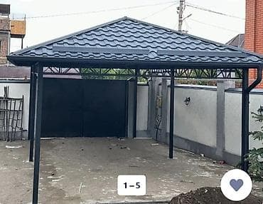железные канистры: Навесы и козырьки из металла под ключ - Назначение: защита — 1