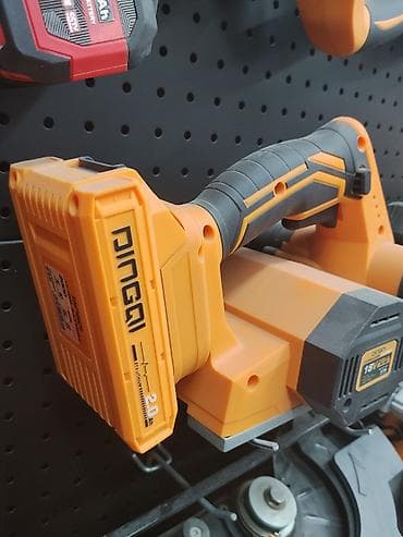 рубанка: Аккумуляторный рубанок DINGQI - Питание: 18V (Cordless), литий-ионный — 2
