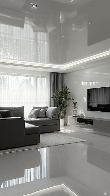 натжной потолок: Натяжной потолок Матовое, 3D потолки, Глянцевое Монтаж, Демонтаж, Гарантия — 1