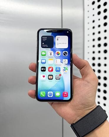 Техника жана электроника: IPhone 11, Колдонулган, 128 ГБ, Ак, Коргоочу айнек, Каптама, Куту, Бөлүп төлөө менен, 83 % — 2