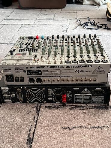 12 pro 512: Микшерный пульт + усилитель мощности Behringer Комплект — 5