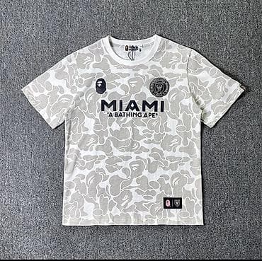 tech flece: Футбольная футболка Inter Miami x A Bathing Ape (BAPE) - — 1