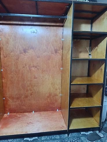 кышкы кийимдер: Шифоньерлер, кийидер үчүн шкафтар, Түз, Башка материал — 2