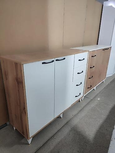 Комод для одежды, Без зеркала, ЛДСП, цвет - Белый