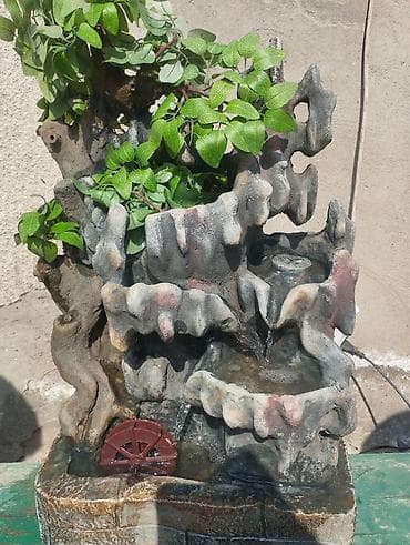 Буржуйкалар: Үй жана бакча үчүн декор, Декоративдик фонтан — 1