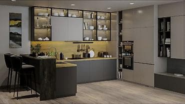 Эмерек: Ашкана гарнитуру, МДФ — 3