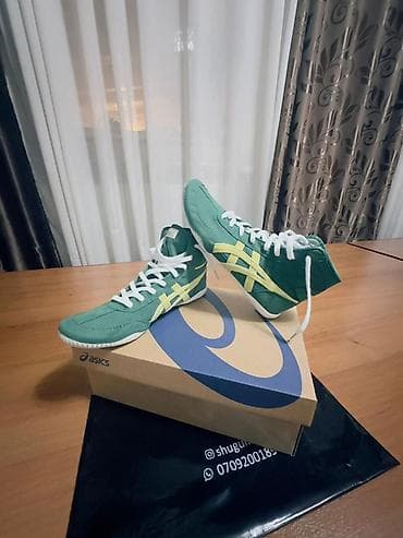 nike kyrie: Мужские кроссовки, 41.5, 42, Asics, Б/у, цвет - Зеленый, Самовывоз — 2