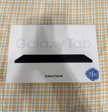 самсунг таб а: Планшет, Samsung, эс тутум 32 ГБ, 9" - 10", Wi-Fi, Колдонулган, Классикалык түсү - Боз — 1