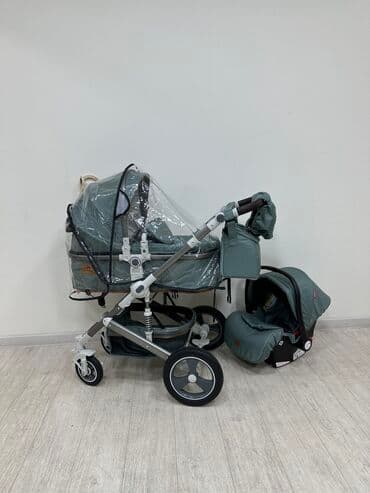 коляска прогулочная новая: Коляска, цвет - Голубой, Новый — 1