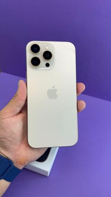 айфон 16 про макс 1 тб цена бишкек: IPhone 16 Pro Max, Колдонулган, 1 ТБ, Куту, 95 % — 9
