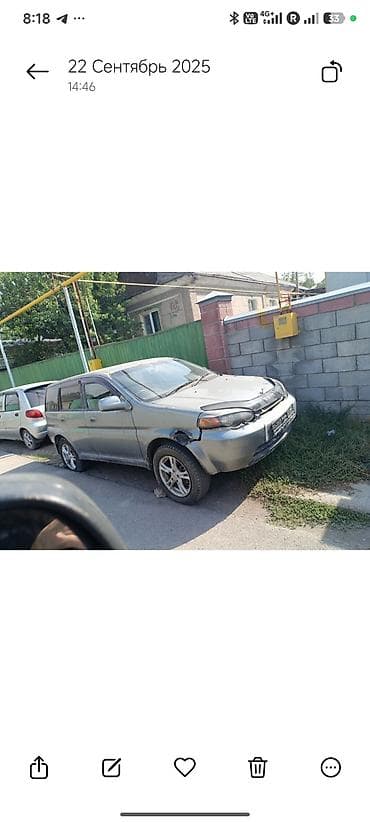 обмен на акорд: Honda HR-V: 2000 г., 1.6 л, Вариатор, Бензин, Кроссовер — 2