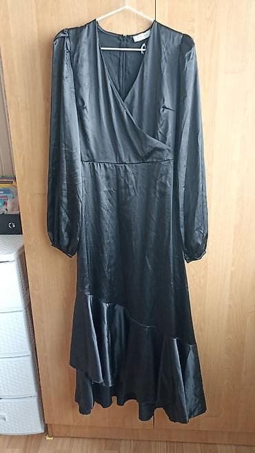 armani code: Вечернее платье, Длинная модель, Полиэстер, С рукавами, M — 1