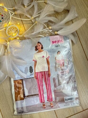 белая ночная сорочка: Домашняя одежда, Хлопок, Турция — 2