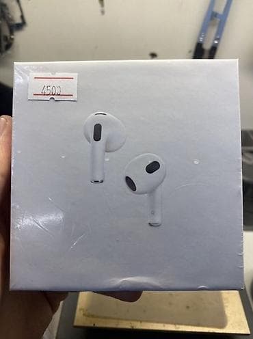 Вкладыши, Apple, Новый, Беспроводные (Bluetooth), Классические