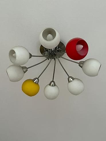 led light: Продаю б/у Потолочные люстры (2 модели) 1) Современная многолучевая — 1