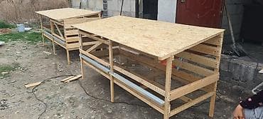 зерновой сейелка: Деревянные клетки/вольеры для кроликов, птицы или молодняка - Каркас — 4