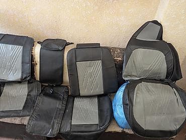 Чехлы Экокожа, цвет - Черный, Б/у, Самовывоз