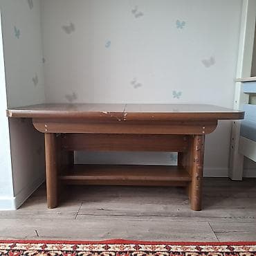 Стол трансформер. журнальный стол из массива/шпона в классическом