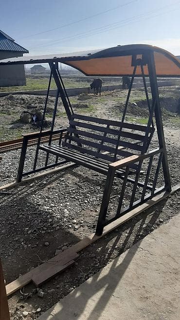 шагыл сокулук: Бакча селкинчеги Металл, Жөлөнгүчү менен, Чатыры менен — 2