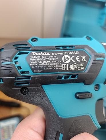 шуруповерта: Аккумуляторный шуруповерт/дрель Makita DF333D (серия 10,8–12V max) — 2