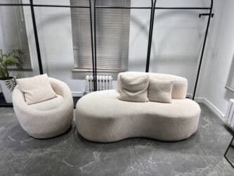 Мебельные гарнитуры: Дизайнерский диван-шефлон в стиле модерн - Уникальная органическая — 3