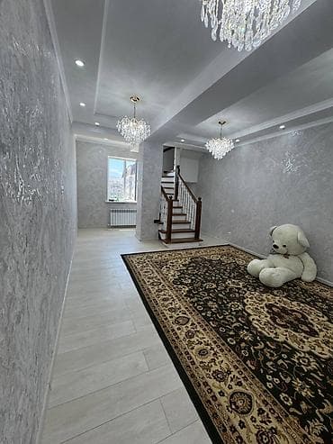 Недвижимость: 3 комнаты, 106 м², Джал мкр (в т.ч. Верхний, Нижний, Средний) Элитка, Пентхаус этаж, Свежий ремонт — 1