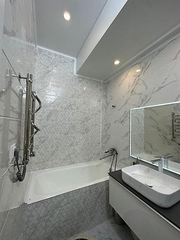 эмир: 2 бөлмө, 82 м², Элитка, 9 кабат, Евроремонт — 9