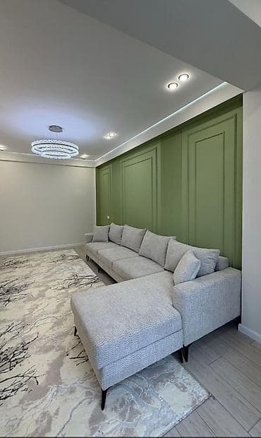 osh flat: 2 комнаты, 77 м², Асанбай мкр 10 этаж — 6