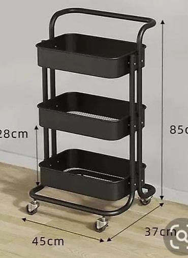 Тележка-органайзер на колесах, Железо