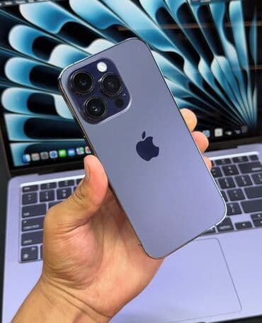 красивые номера для телефона: IPhone 14 Pro, Deep Purple, Бөлүп төлөө менен, 95 % — 2