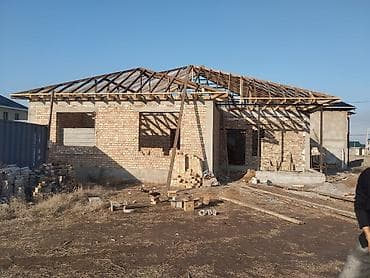 Кызматтар: Кровельные работы под ключ - Монтаж стропильной системы: односкатные — 3