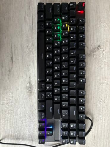 genius клавиатура: Клавиатура, Forev, Механическая, Проводное подключение, Размер: 80% — 4