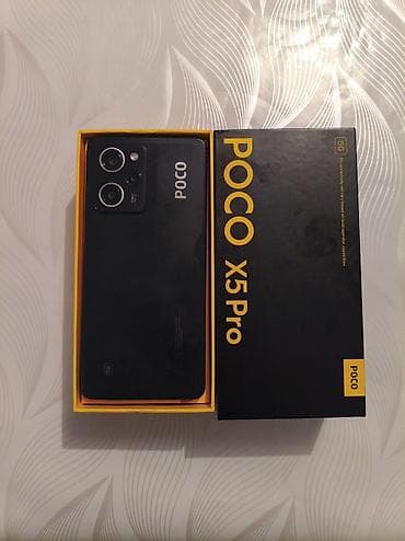 вяр очки: Poco X5 Pro 5G, Б/у, 256 ГБ, цвет - Черный, 2 SIM — 1