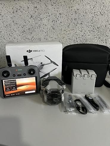 Видеонаблюдение: DJI Mini 4 Pro Fly More Combo с пультом DJI RC 2 (со встроенным — 3
