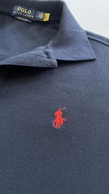red centr: Мужская футболка, L, Polo Ralph Lauren, Б/у, цвет - Синий — 2