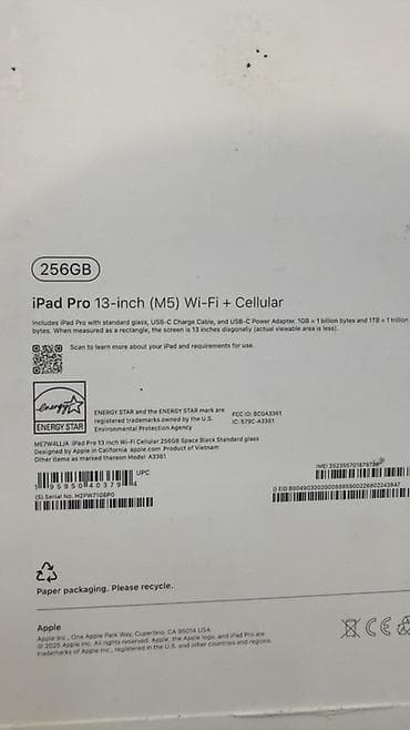 ipad mini цена: Планшет, Apple, память 256 ГБ, 12" - 13", Wi-Fi, Классический цвет - Черный — 2