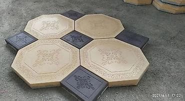 газон чапкыч: Тротуарная плитка Фаиза - Формат: крупный восьмиугольник + — 3