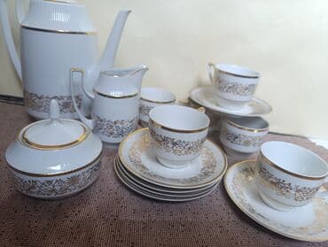 зерно кофе: Продается НовыйСервис кофейный СССР старая Чехословакия антикварный — 1