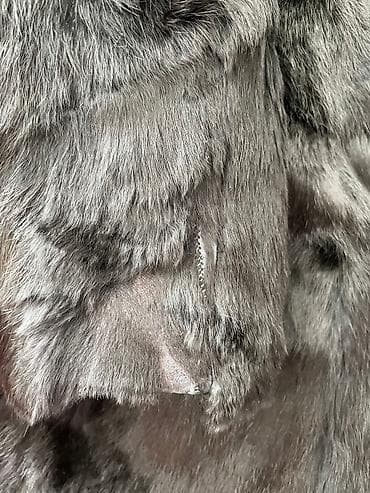 Шубы: Шуба, Кролик, Короткая модель, С капюшоном, L — 4