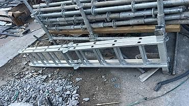 Алюминиевая выдвижная лестница для строительных и монтажных работ