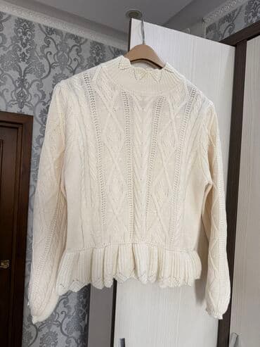 тёплая кофт кардиган: Кофта, Зима, M — 1