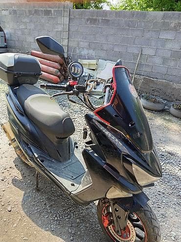 электро скутера: Скутер/макси-скутер 50–150 см³ (визуально — спортивный дизайн, черный — 4