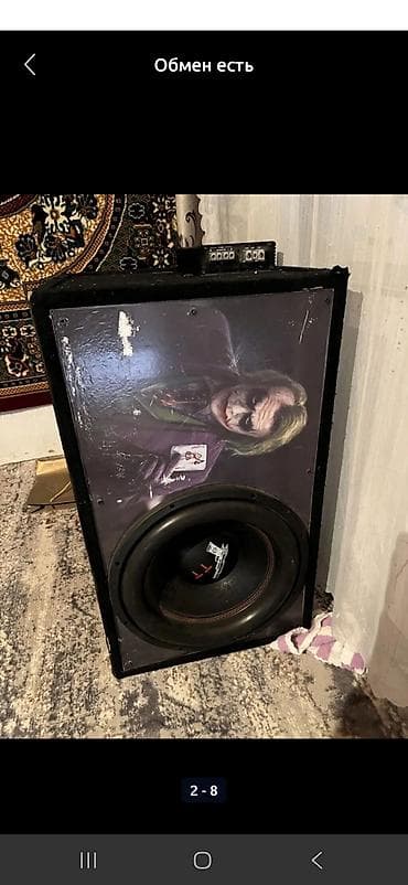 мфу 3 в 1: Сабвуфер в корпусе для авто + моноблок - Сабвуфер динамик диаметром — 1