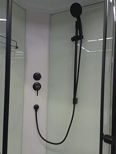 кабина душевая цена: Душевая кабина Полукруглая, Размер: 90 x 90 см, Покрытие: Прозрачный — 2